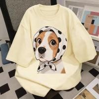 ราคา TEE SHOP เสื้อยืด oversize เสื้อเท่ๆ เกาหลี ลาย PHat DOG ใส่ได้ทั้งชายและหญิง เกาหลีสไตล์ พิมพ์ลาย ผ้านิ่มใส่สบาย COD (48354510258)