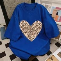 ราคา TEE SHOP เสื้อยืด oversize เสื้อเท่ๆ เกาหลี Leopard love ไม่หดตัว เสื้อแฟชั่นใ เกาหลีสไตล์ พิมพ์ลาย ผ้านิ่มใส่สบาย COD (53306096190)