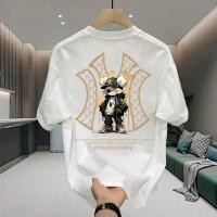 ราคา TEE SHOP เสื้อยืด oversize เสื้อเท่ๆ เกาหลี ลาย DYN AMIC NY ใส่ได้ทั้งชายและหญิง เกาหลีสไตล์ พิมพ์ลาย ผ้านิ่มใส่สบาย COD (42877932229)