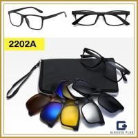 ราคา GlassesPlus แว่นตาพลัส แว่นคลิปออน รุ่น2202A สายตาสั้น ยาว เอียง โดยนักทัศนมาตร (23241745435)