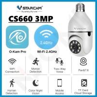 ราคา VSTARCAM CS660 WiFi SUPER HD 1296P 3MP กล้องวงจรปิด ใส่กับขั้วหลอดไฟ E27 Ai ตรวจจับและแจ้งเตือน (22644470900)