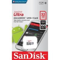 ราคา SanDisk 32GB 64GB 128GB MicroSDHC UHS I Card Ultra Class10 เมมโมรี่การ์ดแท้ รับประกันศูนย์ Synnex (15622771524)