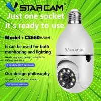 ราคา VSTARCAM CS660 WiFi SUPER HD 1296P 3MP กล้องวงจรปิด ใส่กับขั้วหลอดไฟ E27 Ai ติดตามและแจ้งเตือน (22671877026)