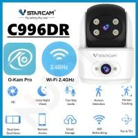 ราคา VSTARCAM C996DR WiFi SUPER HD 1296P 3MP x 2 เลนส์กล้อง กล้องวงจรปิด ตรวจจับแจ้งเตือน พูดคุยโต้ตอบได้ (23375345421)