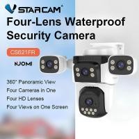 ราคา VSTARCAM CG621FR 4G LTE SIM CS621FR WiFi FHD 1080P 2MP x 4 เลนส์กล้อง กล้องวงจรปิดใส่ซิม Ai Camera (7503860812)