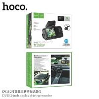 ราคา HOCO DV15 กล้องติดรถยนต์ 720P 30fps 3 เลนส์กล้อง หน้า ใน หลัง ดูผ่านโทรศัพท์ได้ Car Camera (42063677354)
