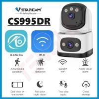 ราคา VSTARCAM CS995DR WiFi SUPER HD 1296P 3MP x 2 เลนส์กล้อง กล้องวงจรปิด Ai ตรวจจับเคลื่อนไหว iP Camera (28506952175)