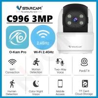 ราคา VSTARCAM C996 WiFi CG996 4G LTE SIM SUPER HD 1296P 3MP กล้องวงจรปิด พูดคุยโต้ตอบได้ iP Camera (16975381010)