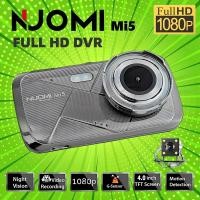 ราคา กล้องติดรถยนต์ NUOMi Mi5 SUPER HD 1296p WDR Car Dash Cam 2 กล้องหน้าหลัง ภาพคมชัดทั้งกลางวัน กลางคืน (27520482258)