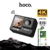 ราคา HOCO DV102 กล้องแอคชั่น 4K 30fps 20MP หน้าจอคู่ กันสั่น 6แกน กันน้ำลึก 30เมตร Action Sports Camera (43164788703)