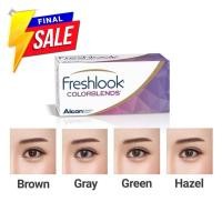 ราคา หมดอายุ 01 03 2570 Alcon Freshlook Color Blends สี Pure Hazel รายเดือน คอนแทคเลนส์สี ออลคอน กล่อง 2ชิ้น (43279691592)