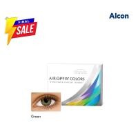 ราคา หมดอายุ 01 03 2570 Alcon Air Optix Colors สี Green รายเดือน คอนแทคเลนส์สี ออลคอน กล่อง 2ชิ้น (52858051403)