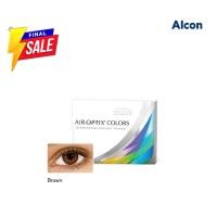 ราคา หมดอายุ 01 03 2570 Alcon Air Optix Colors สี Brown รายเดือน คอนแทคเลนส์สี ออลคอน กล่อง 2 ชิ้น (56408044906)