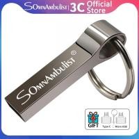 ราคา SomnAmbulist ไดรเวอร์หน่วยความจําแฟลชแบบพกพา รองรับโลโก้ที่กําหนดเอง 128GB 64GB 32GB 16GB 8GB แฟลชไดรฟ์ USB ในรถยนต์ พร้อมอะแดปเตอร์ TYPE C เหมาะสําหรับการจัดเก็บข้อมูล ความจุจริง Stable Storage (2341