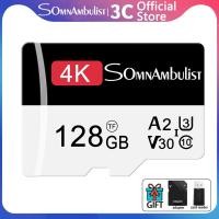 ราคา SomnAmbulist การ์ดหน่วยความจํา SD ขนาดเล็กดั้งเดิม รองรับการบันทึกวิดีโอ 4K HD 64GB 32GB 128GB Class10 การ์ดหน่วยความจําแฟลชความเร็วสูง เหมาะสําหรับเครื่องบันทึกการขับขี่ อุปกรณ์ตรวจสอบกล้องวงจรปิด (2