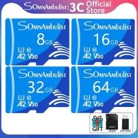 ราคา SomnAmbulist การ์ดหน่วยความจํา SD ดั้งเดิมพร้อมเครื่องอ่านการ์ด การ์ดหน่วยความจําแฟลชความเร็วสูง 4GB 8GB 16GB 32GB 64GB Class 10 เหมาะสําหรับกล้อง แท็บเล็ต โดรน อุปกรณ์ตรวจสอบ (23861347582)
