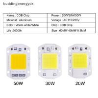 ราคา ใหม่ ชิป LED 20W 30W 50W AC 220V สมาร์ท COB โคมไฟลูกปัด LED โคมไฟไม่มีไดร์เวอร์ DIY Lampada ชิปกลางแจ้ง light สปอตไลท์ฟลัดไลท์ TH (43179178697)