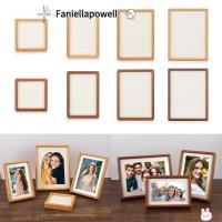 ราคา FANIELLAPOWELL กรอบรูปสีดํา กรอบรูป Tenon เรียบง่าย Mortise กรอบรูปไม้จริง 6 7 8 นิ้ว (57756963454)
