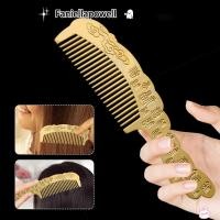 ราคา FANIELLAPOWELL หวีทองแดงนกยูง Colorfast Anti static หวีทองเหลืองบริสุทธิ์ แฟชั่นของขวัญทํามือหวีผมตกแต่งโต๊ะเครื่องแป้งบ้าน (56156894525)