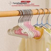 ราคา FANIELLAPOWELL 10 ชิ้นไม้แขวนเสื้อสัตว์เลี้ยง สีทึบ DIY สัตว์เลี้ยงแขวน โลหะกันลื่นพิเศษชั้นวางจอแสดงผลมินิร้านขายสัตว์เลี้ยง (55106954906)