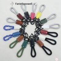 ราคา ฟานิลาโปเวลล์ พวงกุญแจหนัง เชือกถักของขวัญทํามือพวงกุญแจรถ ที่ห้อยกุญแจรถแบบพกพาป้องกันการสูญหายกระเป๋าจี้ (54956894744)