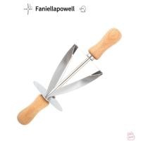 ราคา ฟานิลาโปเวลล์ ครัวซองกลิ้งตัด ข้ามใบมีดออกแบบผิดปกติลูกกลิ้งแป้งล้อตัดสามเหลี่ยมสแตนเลสใช้งานง่ายขนมลูกกลิ้งขนมปัง (54455603022)