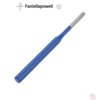 ราคา FANIELLAPOWELL Parallel Pin Punch ความร้อนยาว หมุดเหล็กสําหรับงานหนักแข็ง ที่จับ Knurled หัวกว้าง 6 มม สําหรับม้วนเล็บ Pins Drift Punch (54352906522)