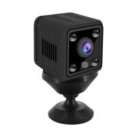ราคา Meily fun 1080P Mini Camera Video Cam กล้องวิดีโอ Full HD 155 มุมกว้าง IR Night Vision การตรวจจับการเคลื่อนไหวฟังก์ชั่น WiFi 128GB หน่วยความจําขยายสําหรับทารกสัตว์เลี้ยง Home Security Monitorin (56259