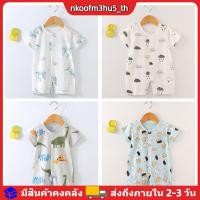 ราคา ชุดบอดี้สูทผ้าฝ้ายนุ่มยืดหยุ่นสำหรับเด็กแรกเกิด 0 12 เดือน ชายและหญิง มีกระดุม (41727762309)