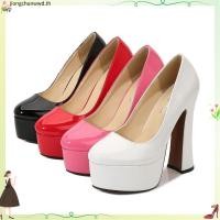 ราคา รองเท้าส้นสูง ขนาดใหญ่ สไตล์ไต้หวัน ไซซ์ 35 46 (49409304779)
