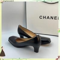 ราคา GOLD CITY รองเท้าคัชชูผู้หญิง รุ่น C014 สีดำทรงหัวมนส้นสูง 2 นิ้ว นักศึกษา ทำงาน ทำธุรกิจ (46558859823)