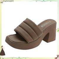 ราคา HWSHOES รองเท้าแตะส้นตึกพื้นหนา แฟชั่น ส้นหนา ก้นหนา (44808950213)