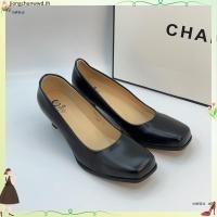 ราคา GOLD CITY รองเท้าคัชชูผู้หญิง รุ่น C014 สีดำทรงหัวมนส้นสูง 2 นิ้ว นักศึกษา ทำงาน ทำธุรกิจ (47409161995)