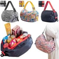 ราคา HB 840 กระเป๋าผ้าร่ม ถุงช็อปปิ้ง พับเก็บได้ พกพาได้สะดวก ใส่ของได้เยอะ (25355494393)