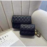 ราคา HB 611 กระเป๋าสะพายข้าง คาดเอวได้ สายโซ่ทอง หนัง PU (17688385493)