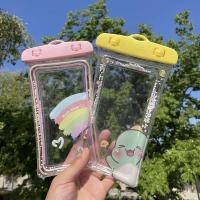 ราคา A37 ซองกันน้ำ ใส่โทรศัพท์ ลายการ์ตูน มีกริตเตอร์ (24619785372)