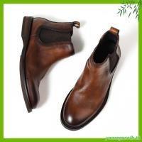 ราคา LEMANS Mens Chelsea Boots รองเท้าหนังวัวสีดํา CB66 1 พื้นหอมเพิ่มความสูง 4cm 24 เดือน (50805651571)