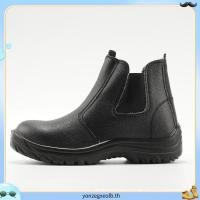 ราคา Draxvil รองเท้าเซฟตี้หนังวัวแท้สีน้ําตาล Slip On Project Shoes (50058785300)