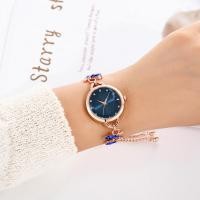 ราคา ฯลฯ นาฬิกาสร้อยข้อมือแฟชั่นและปรับได้ได้อย่างอิสระฝังเพชร (41429908170)