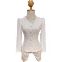 ราคา เสื้อไหมลาวทรงไทยเรือนต้น สีขาวโอโม่ มีอก34 44ค่ะ (22266635930)