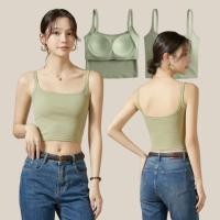 ราคา WsimpleBra Freya Crop Top สายเดี่ยว ทรงครอป เปิดหลัง มีบราในตัว เลิกใส่ชุดชั้นในและซิลิโคลปิดจุก (26475905413)