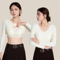 ราคา WsimpleBra Bella Wool Sweater เสื้อสเวตเตอร์คอวี แขนยาว เสื้อไหมพรม เสื้อกันหนาว เสื้อมีบราในตัว (29566570261)