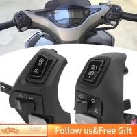 ราคา 1qiwan th สวิทช์ Handlebar รถจักรยานยนต์ Fydun 2pcs LOW Horn ปุ่มควบคุมไฟหน้าสำหรับ AEROX NMax 155 125 (49257044076)