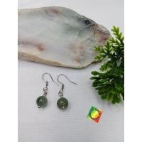 ราคา Earring ต่างหูหยกพม่าแท้ 100 ขนาด 7 8 มิล งานไทย (46158779387)