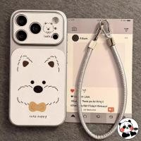 ราคา น่ารักลูกสุนัขเคสโทรศัพท์พร้อมเชือกเส้นเล็กสําหรับRealme GT8 Pro GT 7T GT6 6T Neo 7X 6 SE P4 P3 Lite P1 ความเร็วV70S V25 V23i V11S V13 V5 5G 4GปลอกหนังPUหนัง (58009368014)