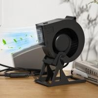 ราคา HL พัดลมตั้งโต๊ะแบบปรับมุม USB 12V Line สําหรับใช้ในความเย็นและบาร์บีคิวที่มีประสิทธิภาพ (42157557885)