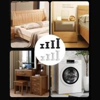 ราคา HL 4 ชิ้น Headboard Stabilizers ฐานกันลื่นแบบปรับได้ อุปกรณ์ยึดเตียง ฮาร์ดแวร์ (56608768199)