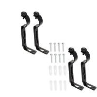 ราคา HL 4 ชิ้นปรับผ้าม่าน Rod วงเล็บ Heavy Duty Drapery Rod ผู้ถือฮาร์ดแวร์หน้าต่างผ้าม่าน Rod สนับสนุนแขวน Enduri (54058778583)