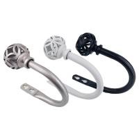 ราคา HL 2 ชิ้นผ้าม่าน Holdback ผ้าม่านสําหรับงานหนักตะขอรูปตัว U พร้อมสกรู (52408793299)