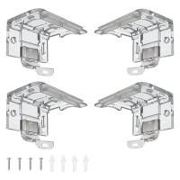 ราคา HL 4 ชิ้น Modern Window Treatments Bracket สําหรับพับและ PVC มู่ลี่ Shade Support (50808607910)